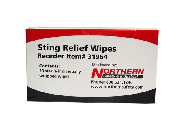 Sting Relief Wipes,DC210, Mann Lake Ltd.