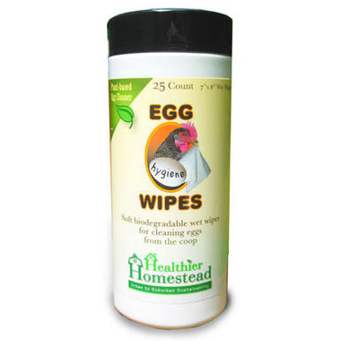 Carefree Enzymes Egg Wipes 25 Ct,PP064, Mann Lake Ltd.