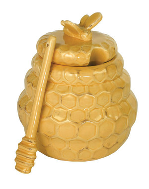 Honeycomb Honey Pot & Dipper,GF212, Mann Lake Ltd.